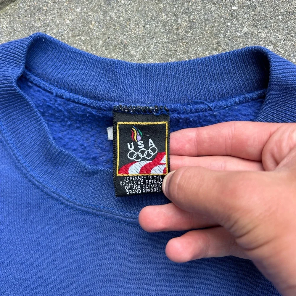 Vintage U.S.A blue Olympic crewneck